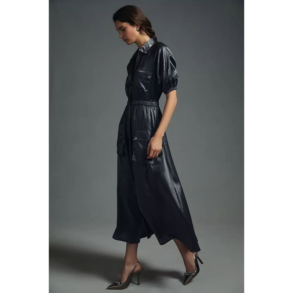 Anthropolgie x Samant Chauhan Utility Shirt Dress Size 1XL - Picture 5 of 15